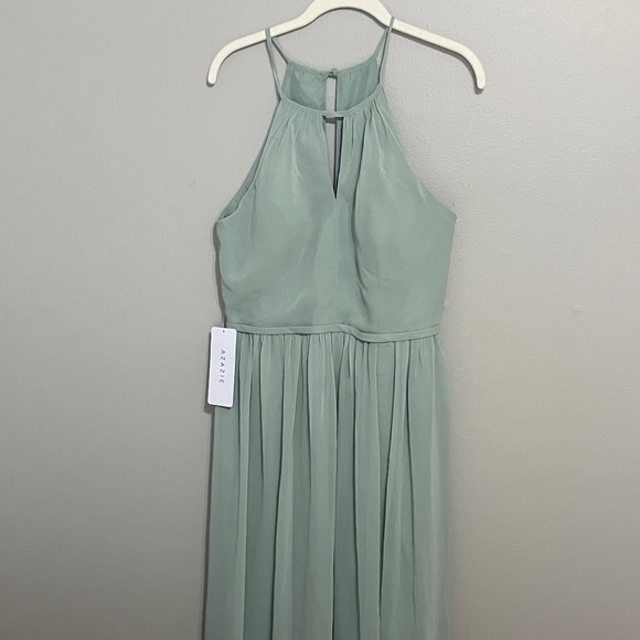 Azazie Bridesmaid Dress - Agave - Picture 1 of 9